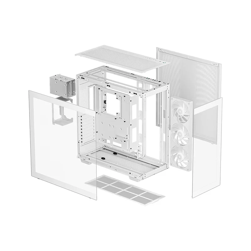 Vỏ Case PC DeepCool CH780 White - E-ATX - Trắng - NEW