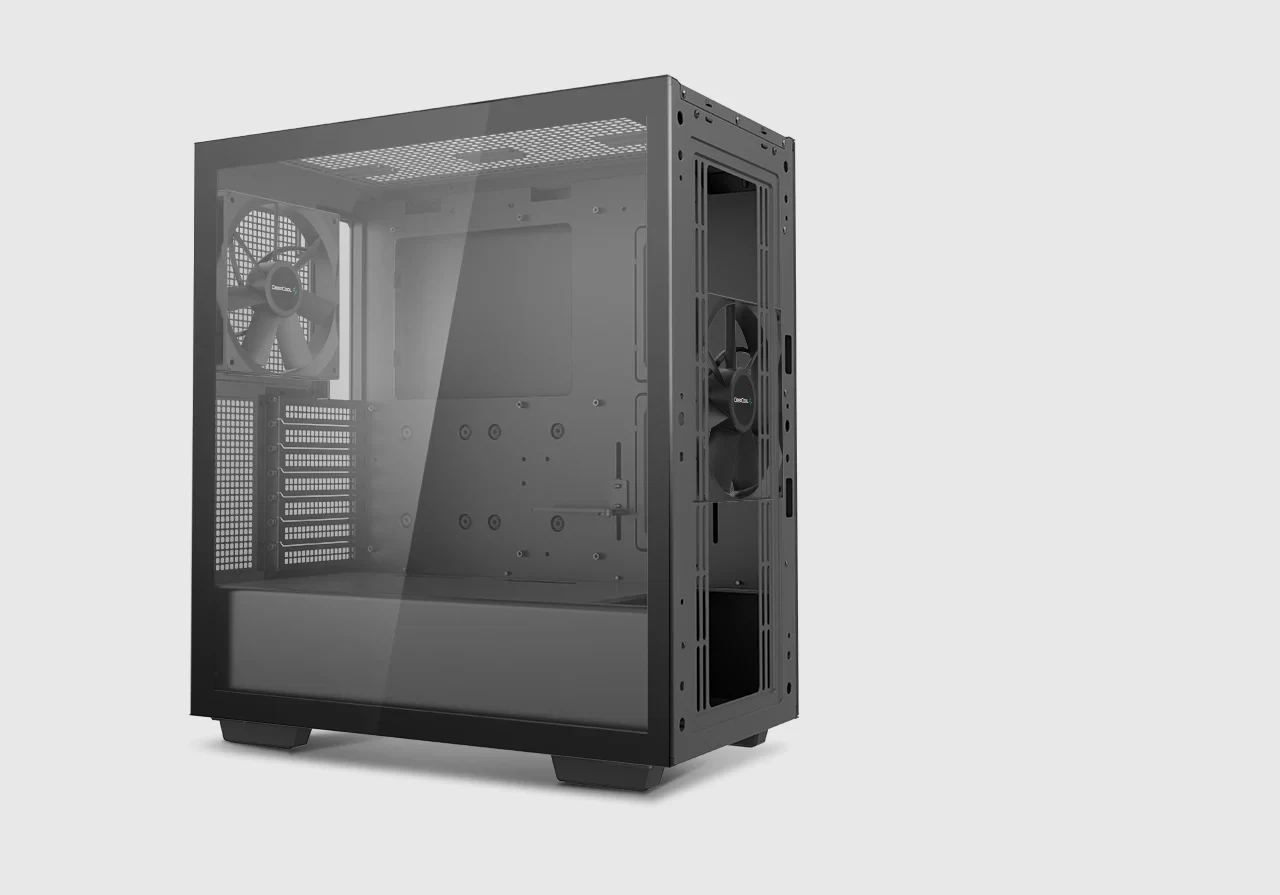 Vỏ Case PC DeepCool CK500 Black - ATX - Đen - NEW