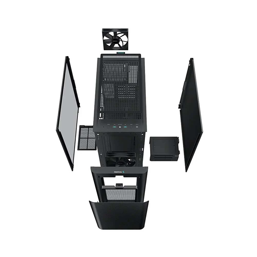 Vỏ Case PC DeepCool CK500 Black - ATX - Đen - NEW