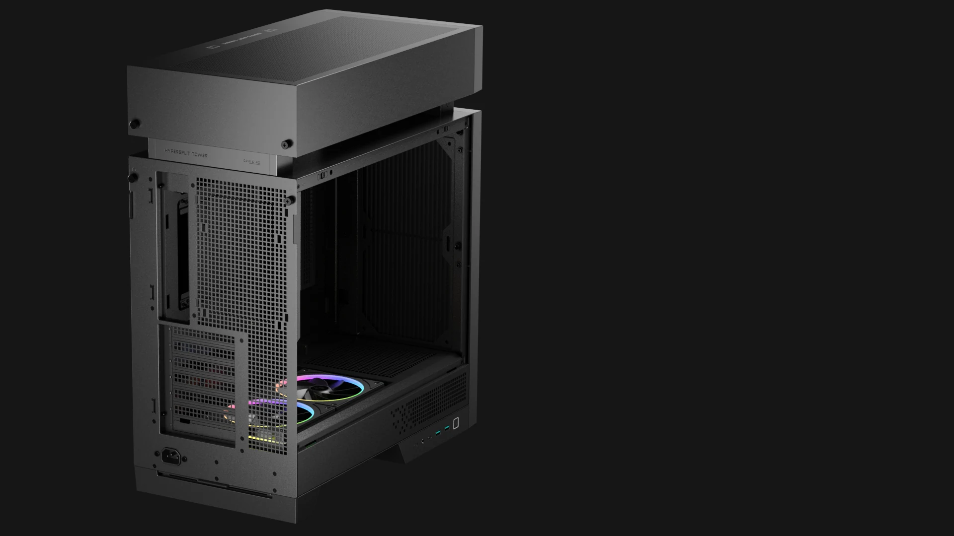 Vỏ Case PC DeepCool CL6600 Black - ATX - Đen - NEW