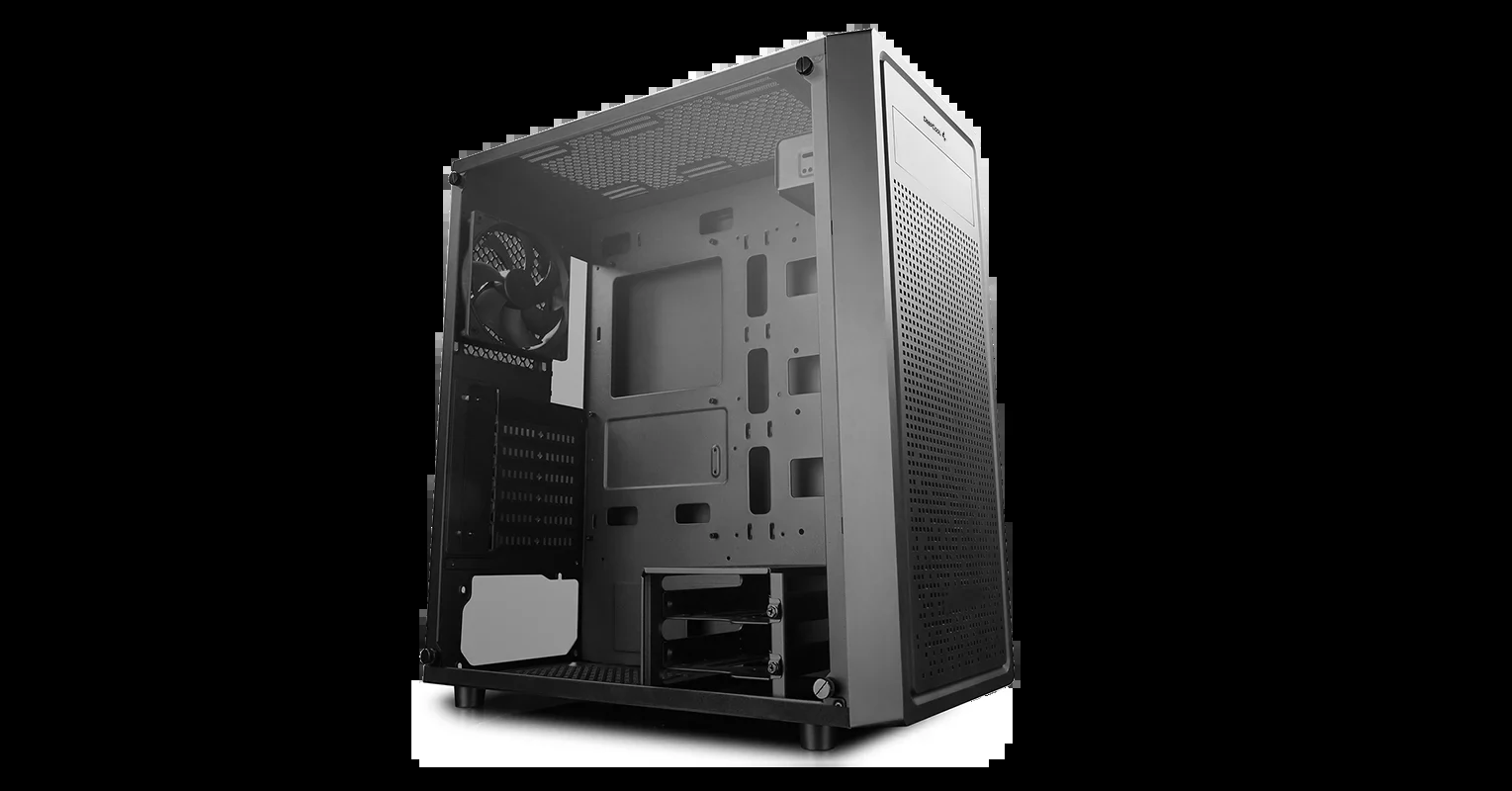 Vỏ Case PC DeepCool E-Shield Black - ATX - Đen - NEW