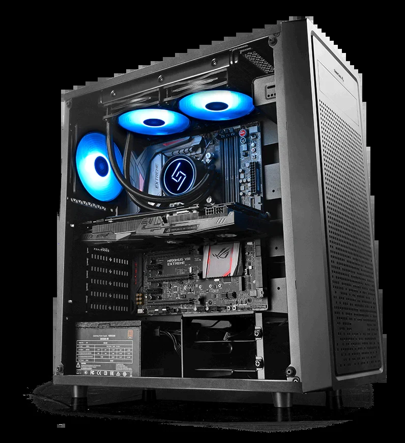 Vỏ Case PC DeepCool E-Shield Black - ATX - Đen - NEW
