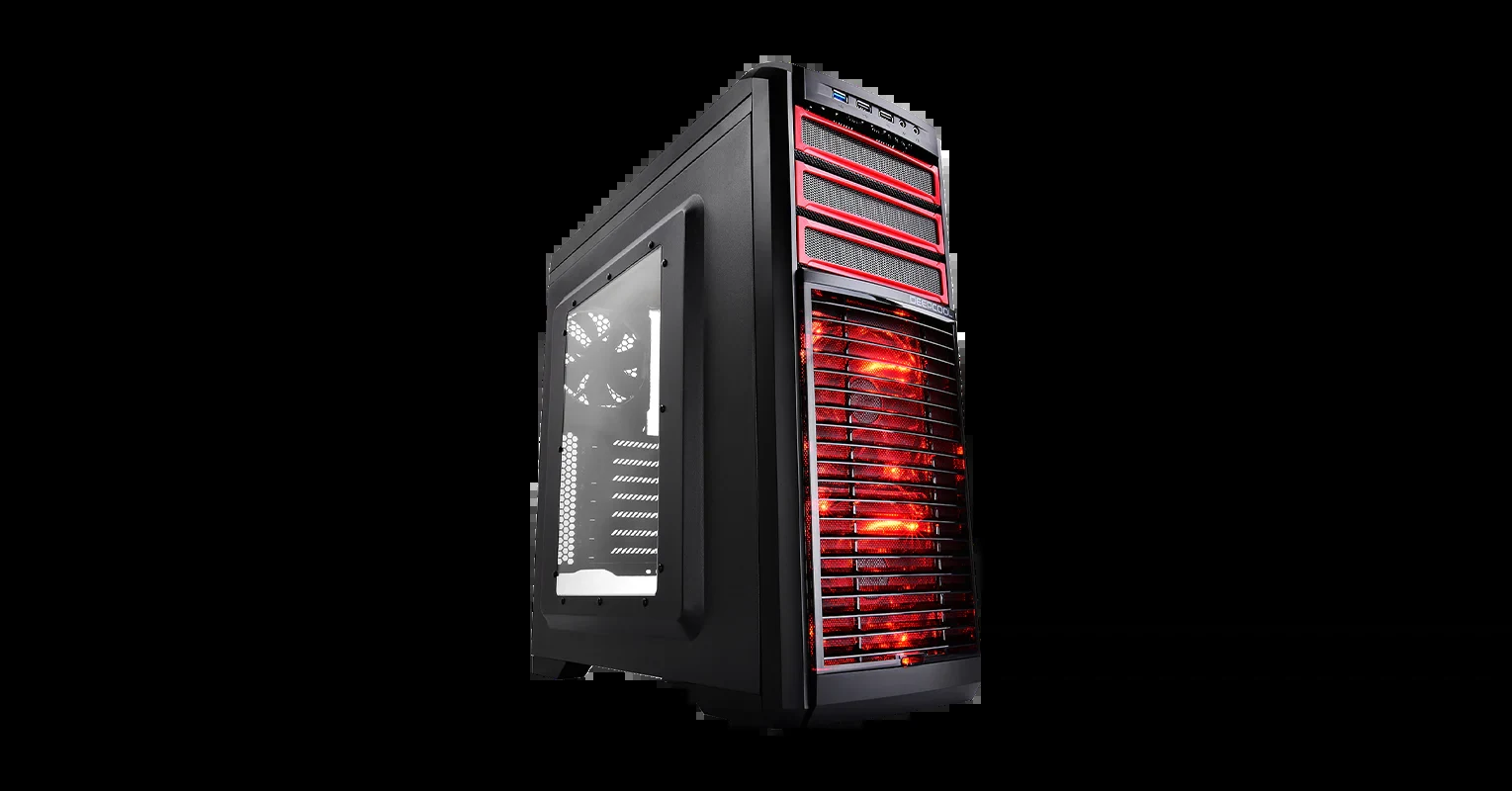 Vỏ Case PC DeepCool KENDOMEN Black - ATX - Đen - NEW