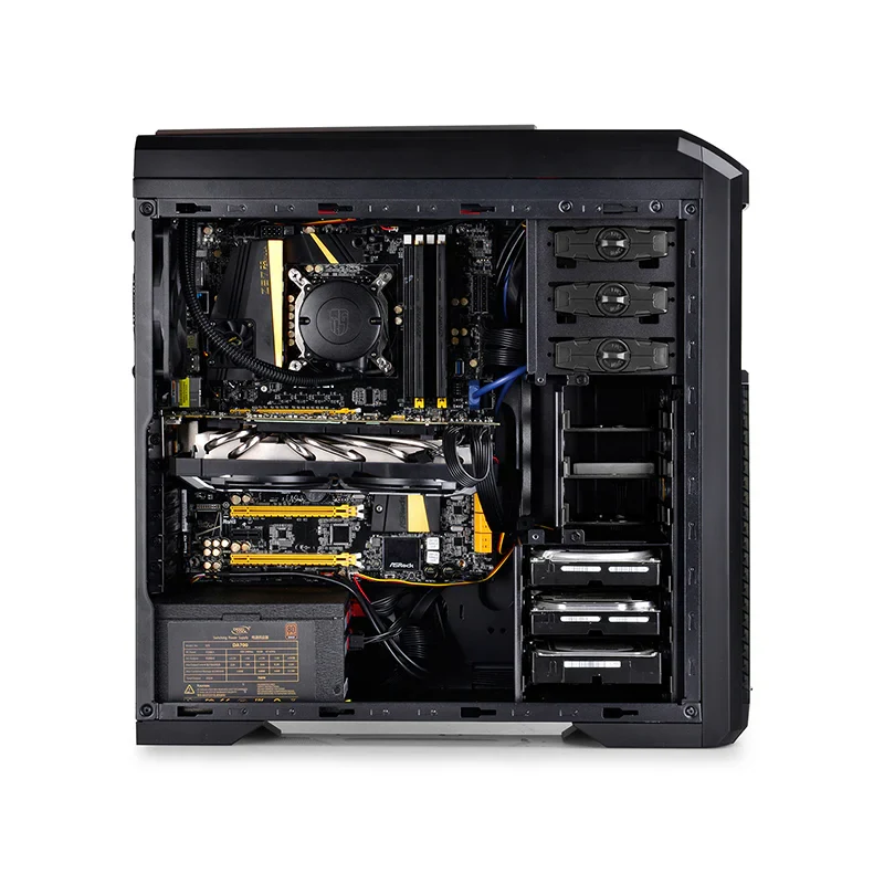 Vỏ Case PC DeepCool KENDOMEN Red - ATX - Đen/Đỏ - NEW