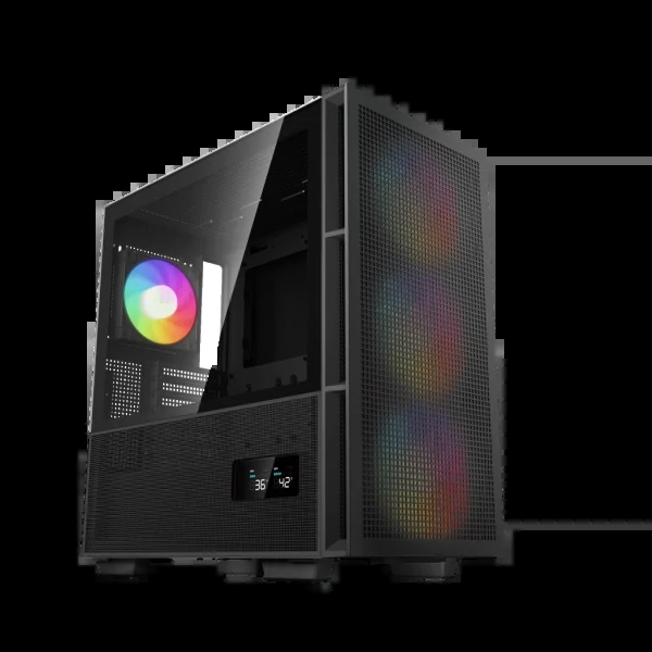 Vỏ Case PC DeepCool MACUBE 110 Green - M-ATX - Xanh - NEW
