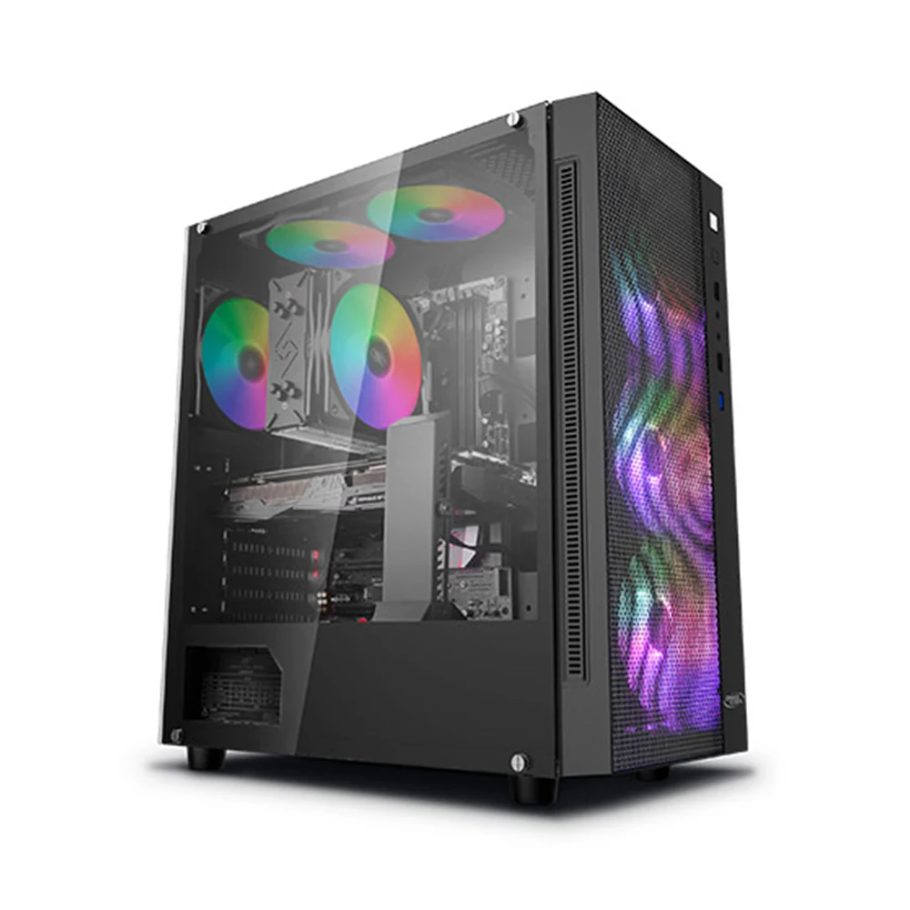Vỏ Case PC DeepCool MATREXX 55 Mesh ADD-RGB 4F Black - ATX - Đen - NEW