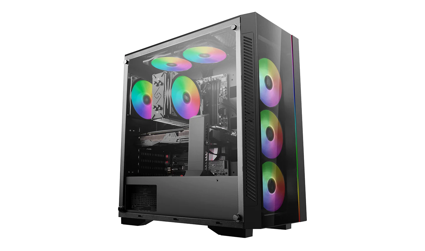 Vỏ Case PC DeepCool MATREXX 55 V3 ADD-RGB Black - ATX - Đen - NEW