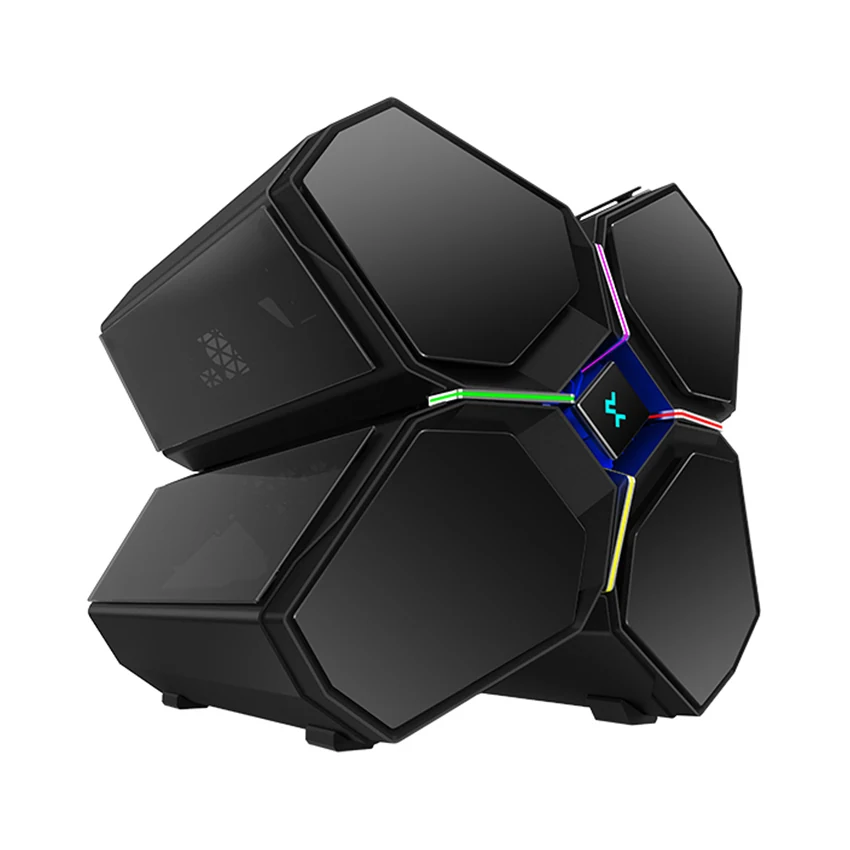 Vỏ Case PC DeepCool QUADSTELLAR Infinity Black - E-ATX - Đen - NEW