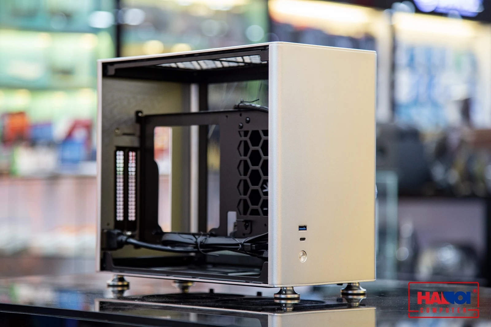 Vỏ Case PC Jonsbo A4 Black - Mini-ITX - Đen - NEW