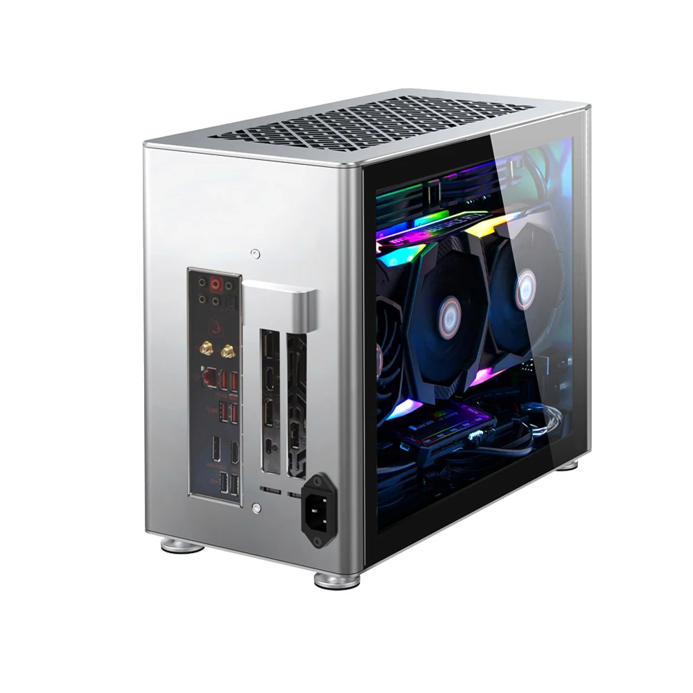 Vỏ Case PC Jonsbo A4 Silver - Mini-ITX - Bạc - NEW
