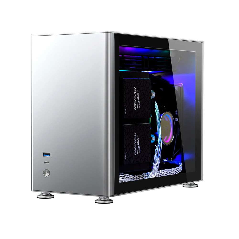 Vỏ Case PC Jonsbo A4 Silver - Mini-ITX - Bạc - NEW