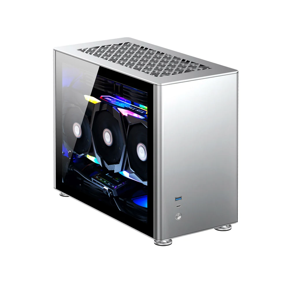 Vỏ Case PC Jonsbo A4 Silver - Mini-ITX - Bạc - NEW