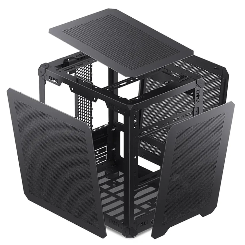 Vỏ Case PC Jonsbo C6 Handle Black - M-ATX - Đen - NEW