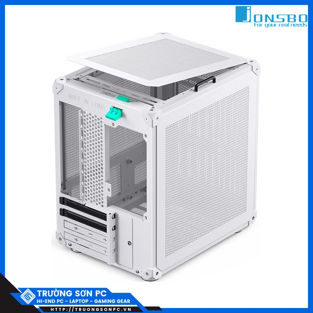 Vỏ Case PC Jonsbo C6 Handle White - M-ATX - Trắng - NEW