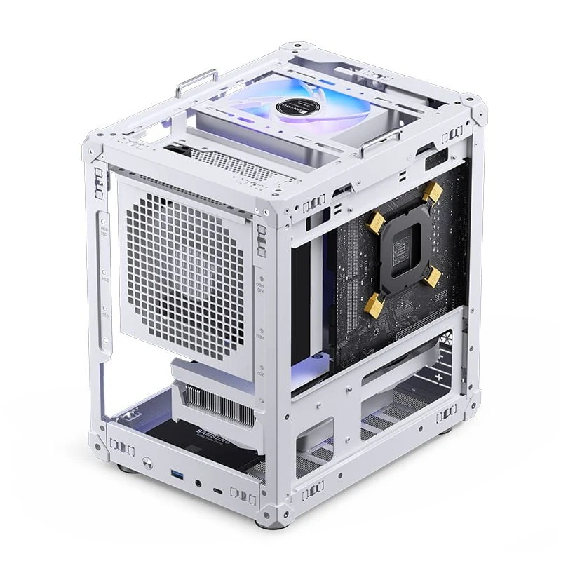 Vỏ Case PC Jonsbo C6-ITX White - Mini-ITX - Trắng - NEW