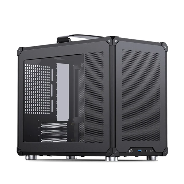 Vỏ Case PC Jonsbo C6 MAX Black - M-ATX - Đen - NEW