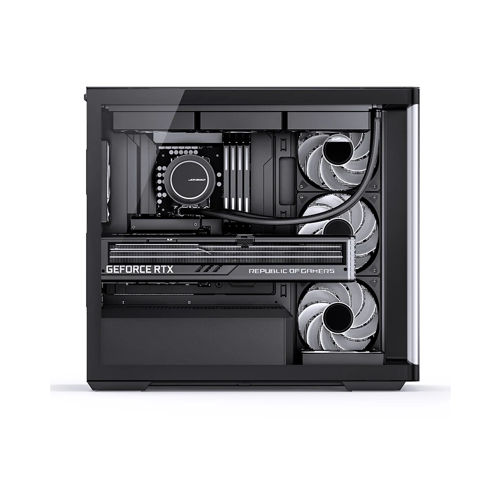 Vỏ Case PC Jonsbo D30 Black - M-ATX - Đen - NEW