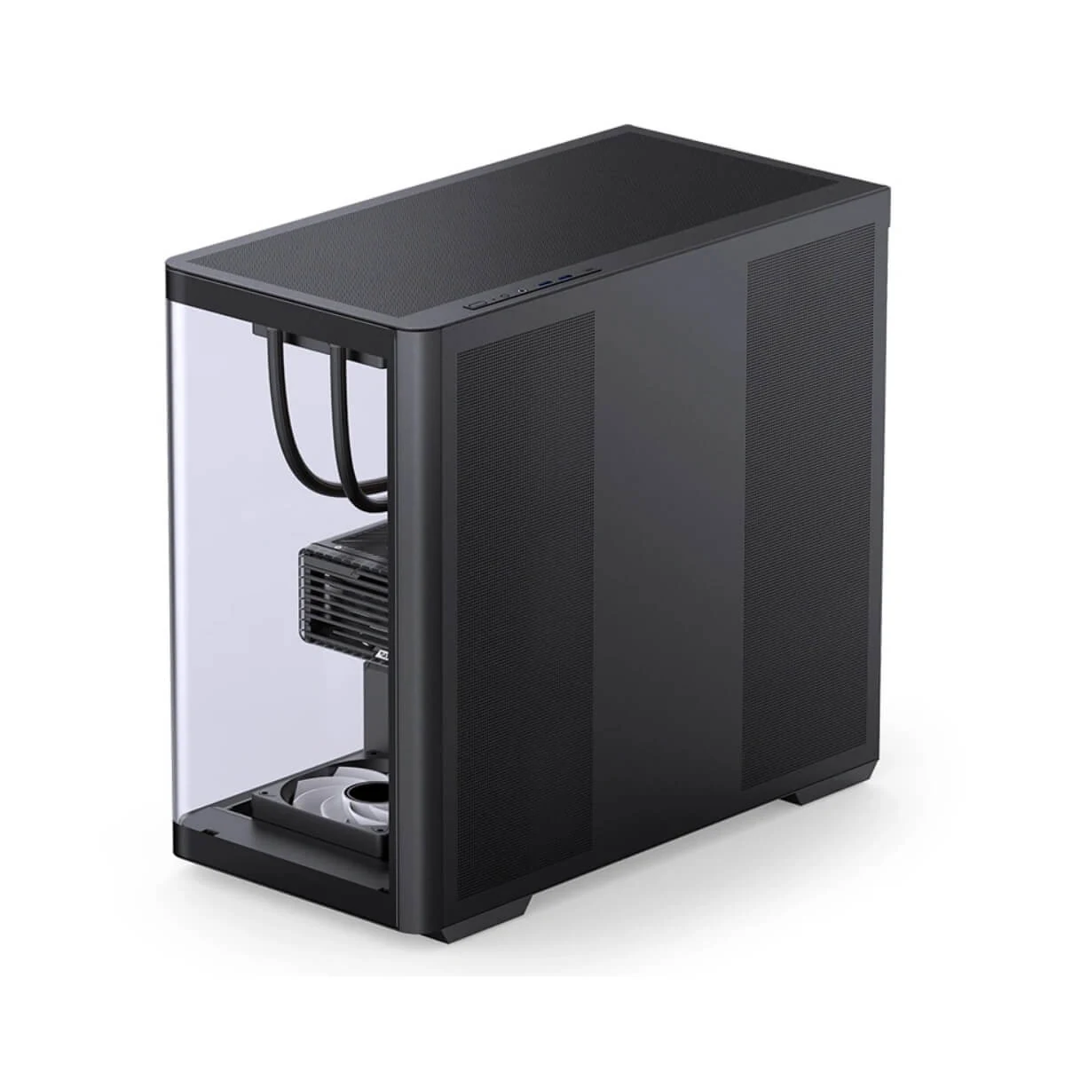 Vỏ Case PC Jonsbo D30 Black - M-ATX - Đen - NEW