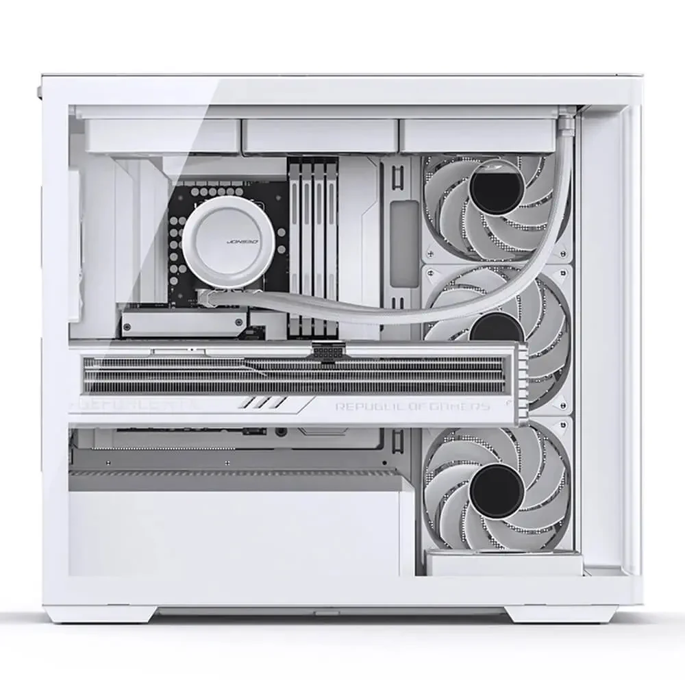 Vỏ Case PC Jonsbo D30 White - M-ATX - Trắng - NEW