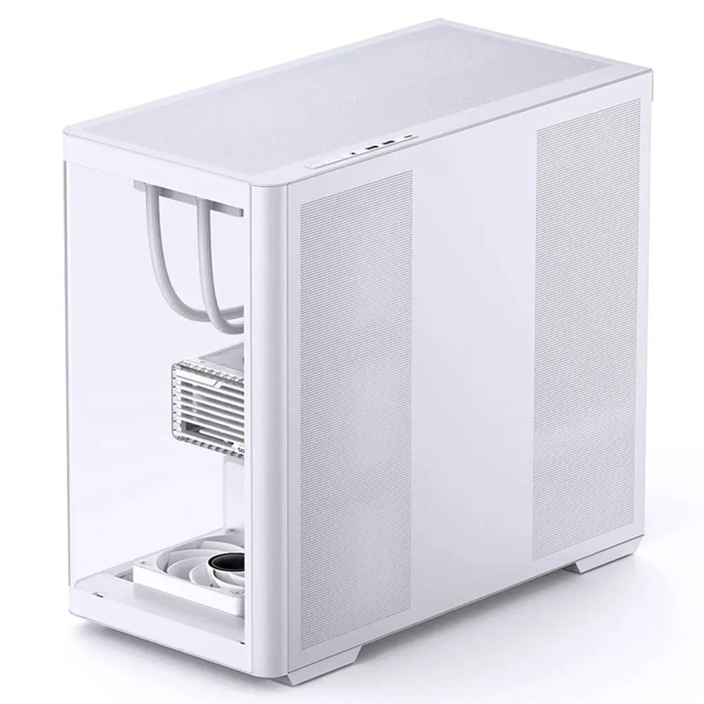 Vỏ Case PC Jonsbo D30 White - M-ATX - Trắng - NEW