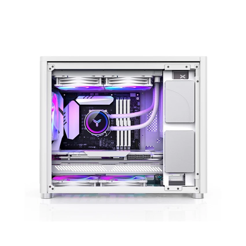 Vỏ Case PC Jonsbo D30 White - M-ATX - Trắng - NEW