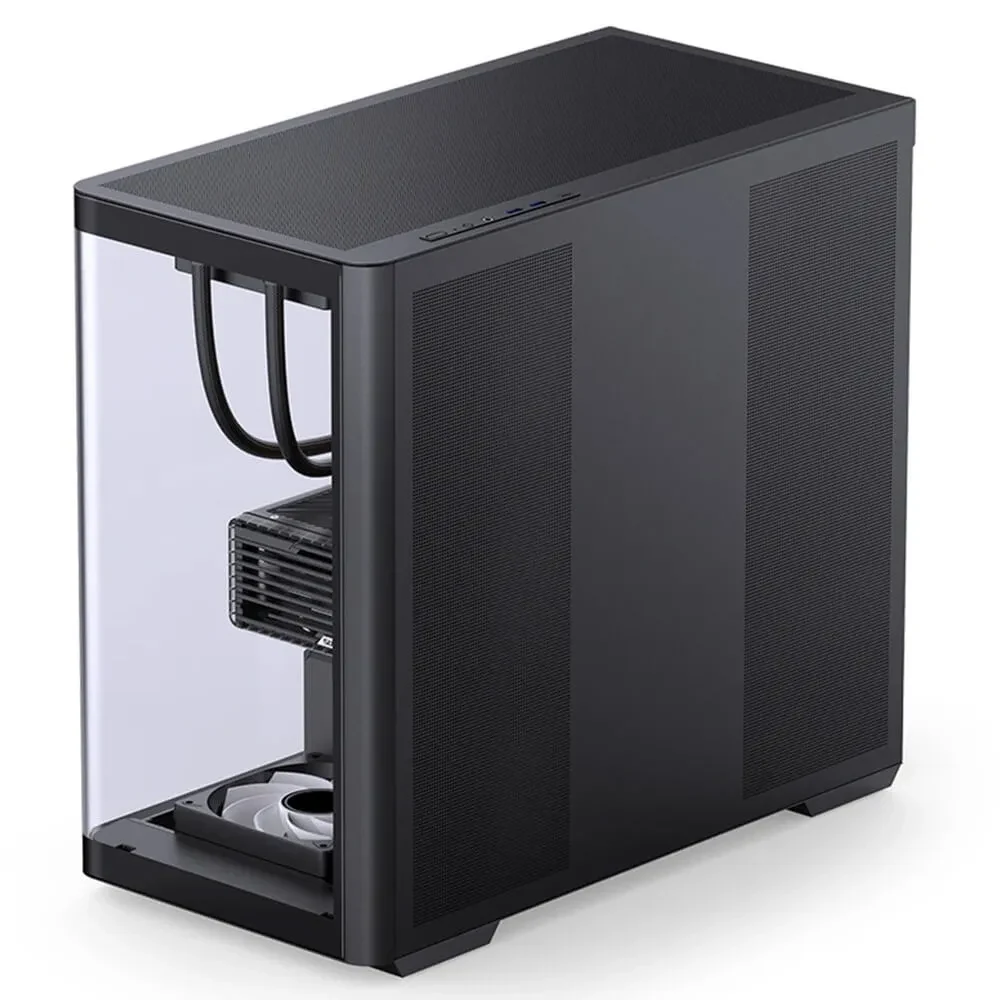 Vỏ Case PC Jonsbo D300 Black - M-ATX - Đen - NEW