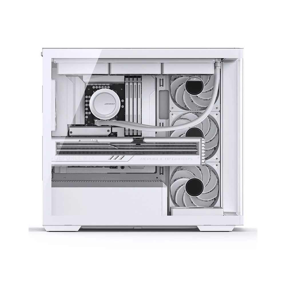 Vỏ Case PC Jonsbo D300 White - M-ATX - Trắng - NEW
