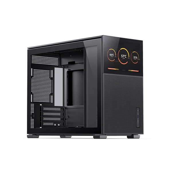Vỏ Case PC Jonsbo D31 MESH Screen Black - M-ATX - Đen - NEW