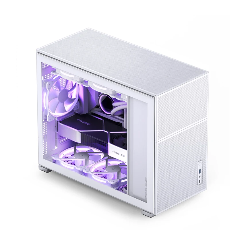Vỏ Case PC Jonsbo D31 MESH White - M-ATX - Trắng - NEW