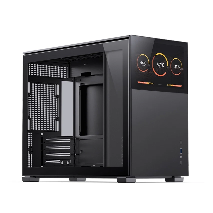 Vỏ Case PC Jonsbo D31 STD Black - M-ATX - Đen - NEW