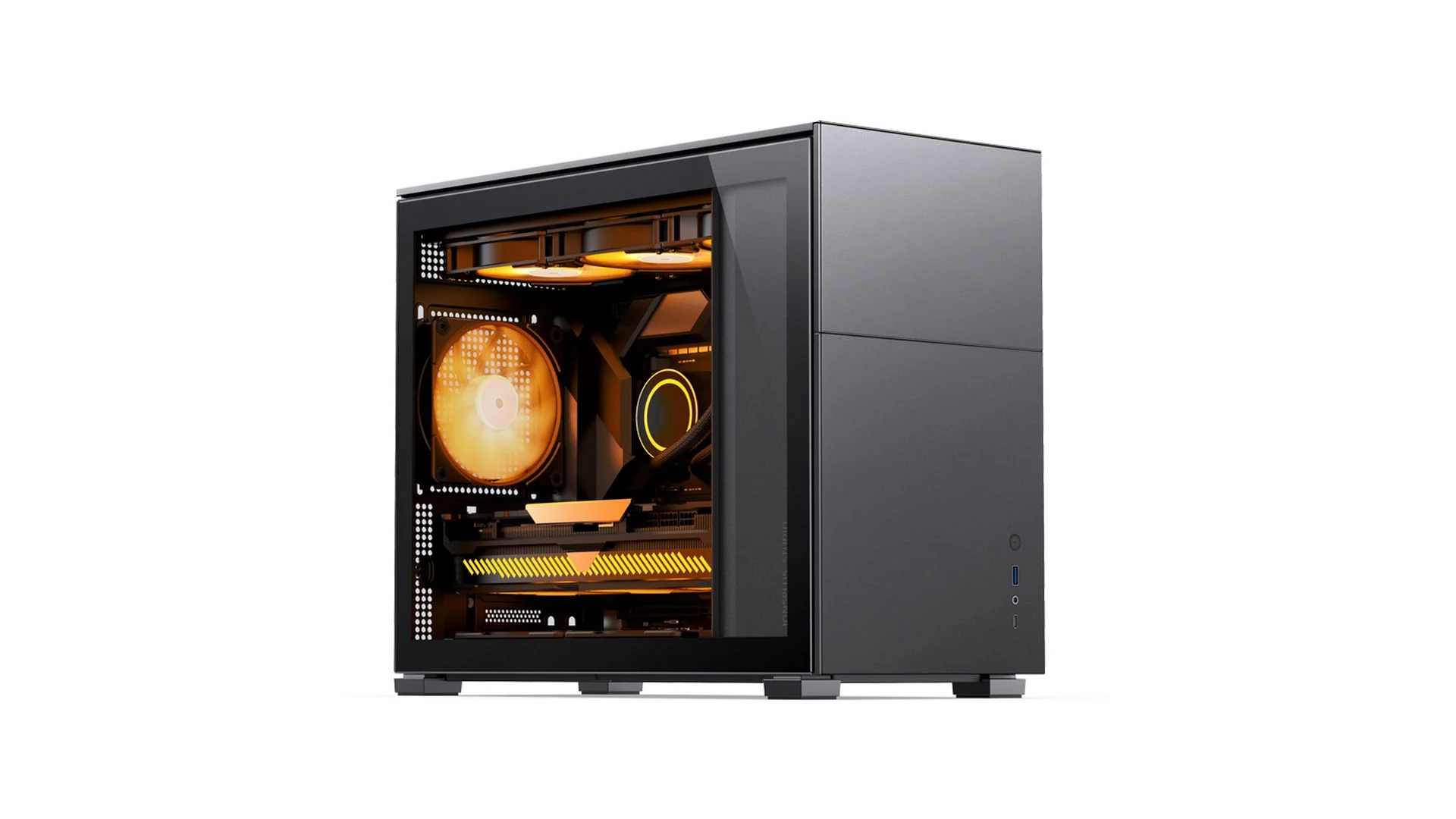 Vỏ Case PC Jonsbo D31 STD Black - M-ATX - Đen - NEW