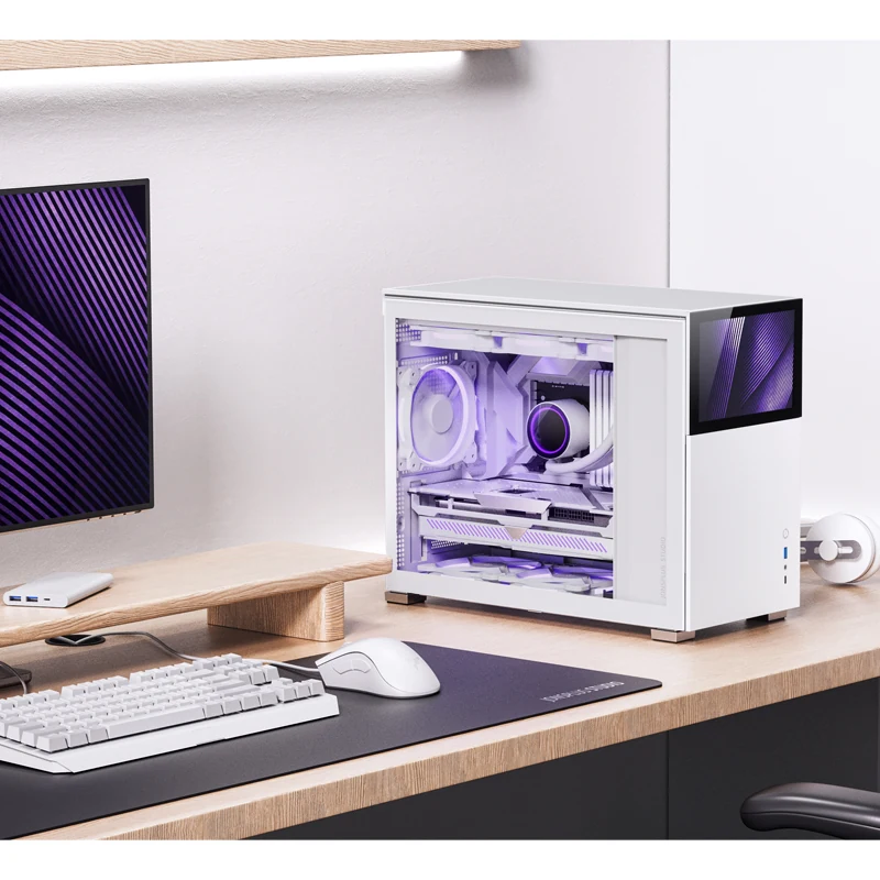 Vỏ Case PC Jonsbo D31 STD Screen White - M-ATX - Trắng - NEW