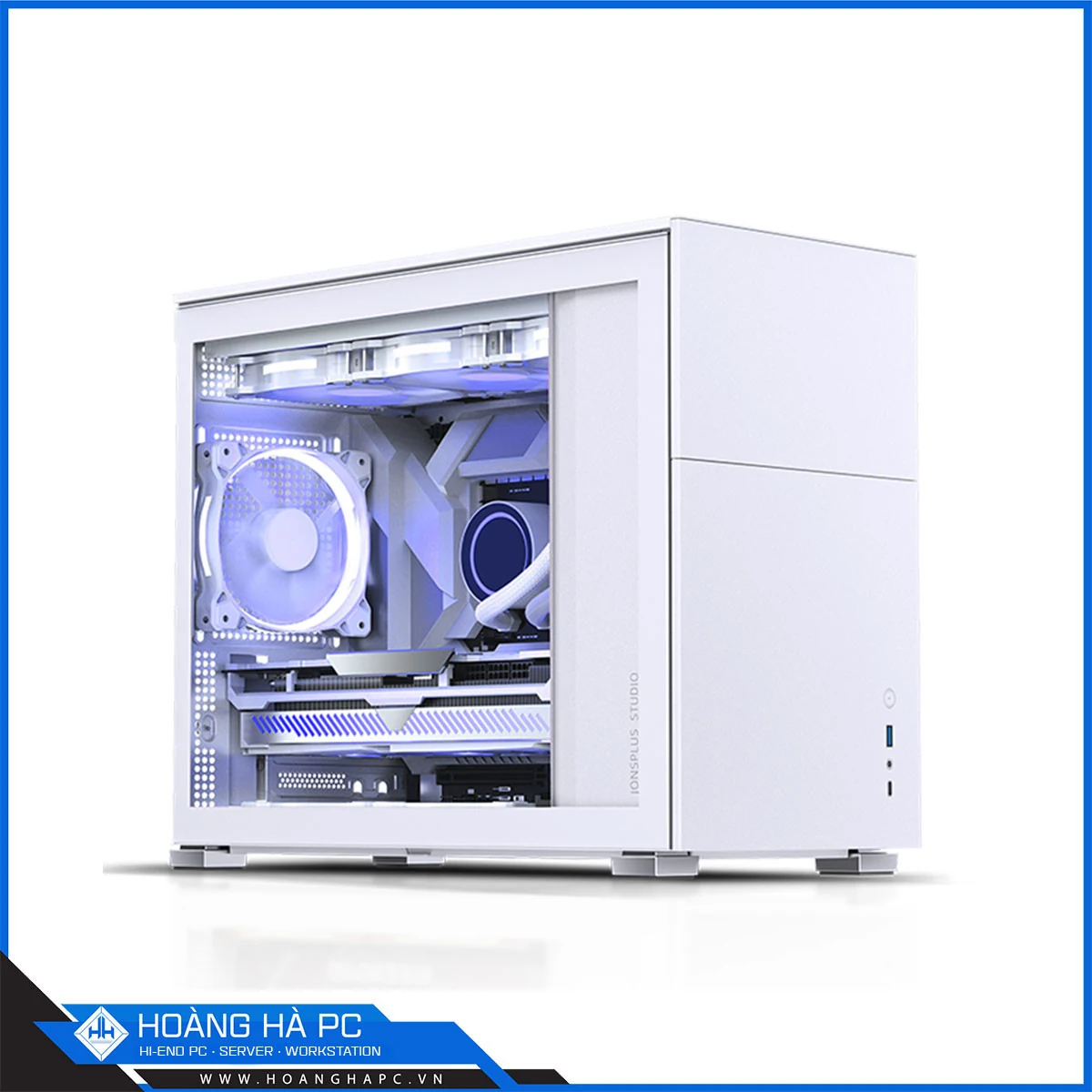 Vỏ Case PC Jonsbo D31 STD Screen White - M-ATX - Trắng - NEW
