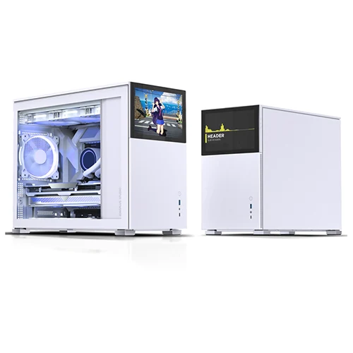 Vỏ Case PC Jonsbo D31 STD Screen White - M-ATX - Trắng - NEW