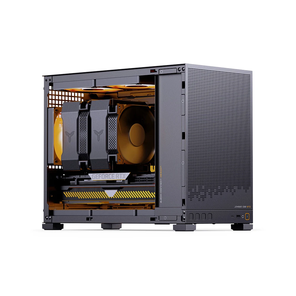 Vỏ Case PC Jonsbo D32 PRO Black - M-ATX - Đen - NEW