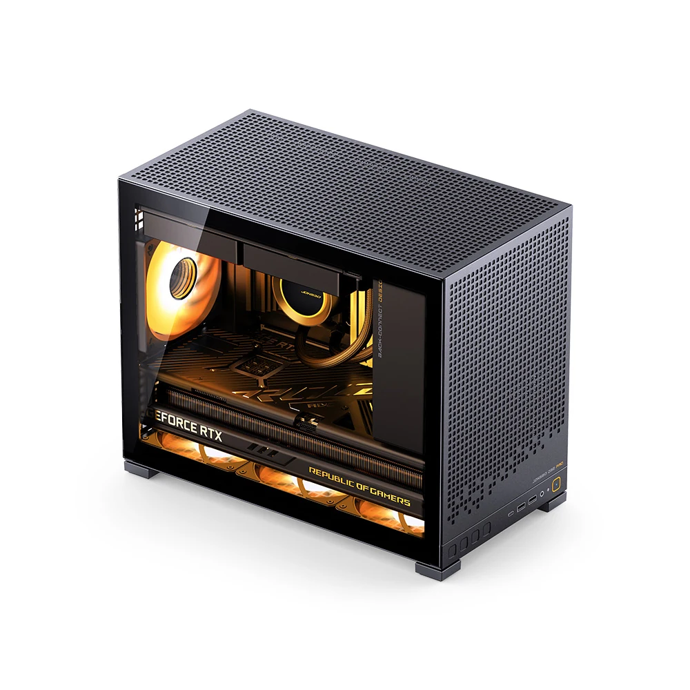 Vỏ Case PC Jonsbo D32 PRO MESH Black - M-ATX - Đen - NEW