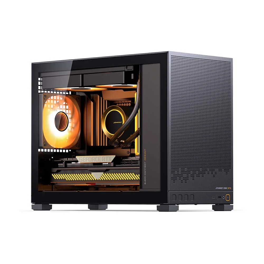 Vỏ Case PC Jonsbo D32 PRO MESH Black - M-ATX - Đen - NEW
