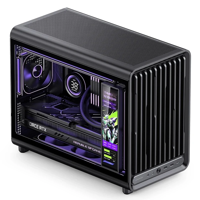 Vỏ Case PC Jonsbo D33 Black - M-ATX - Đen - NEW