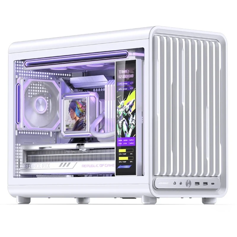 Vỏ Case PC Jonsbo D33 White - M-ATX - Trắng - NEW