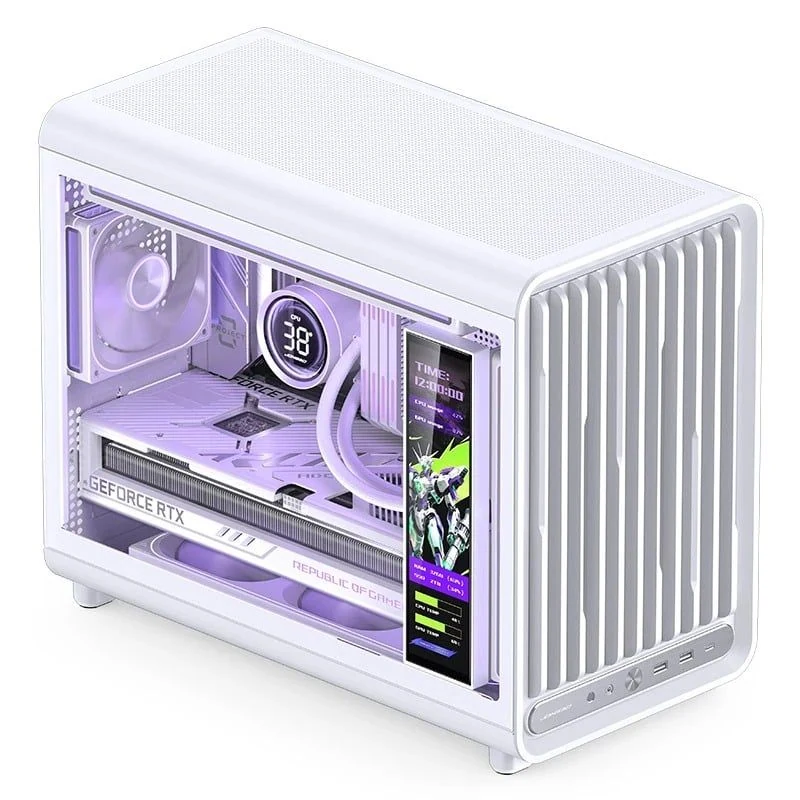 Vỏ Case PC Jonsbo D33 White - M-ATX - Trắng - NEW