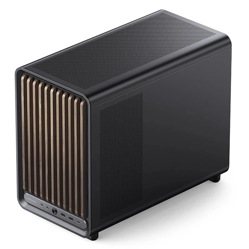Vỏ Case PC Jonsbo D33 WOOD Black - M-ATX - Đen - NEW
