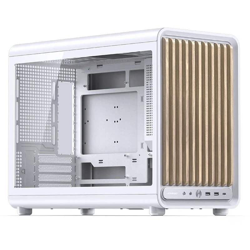 Vỏ Case PC Jonsbo D33 WOOD White - M-ATX - Trắng - NEW