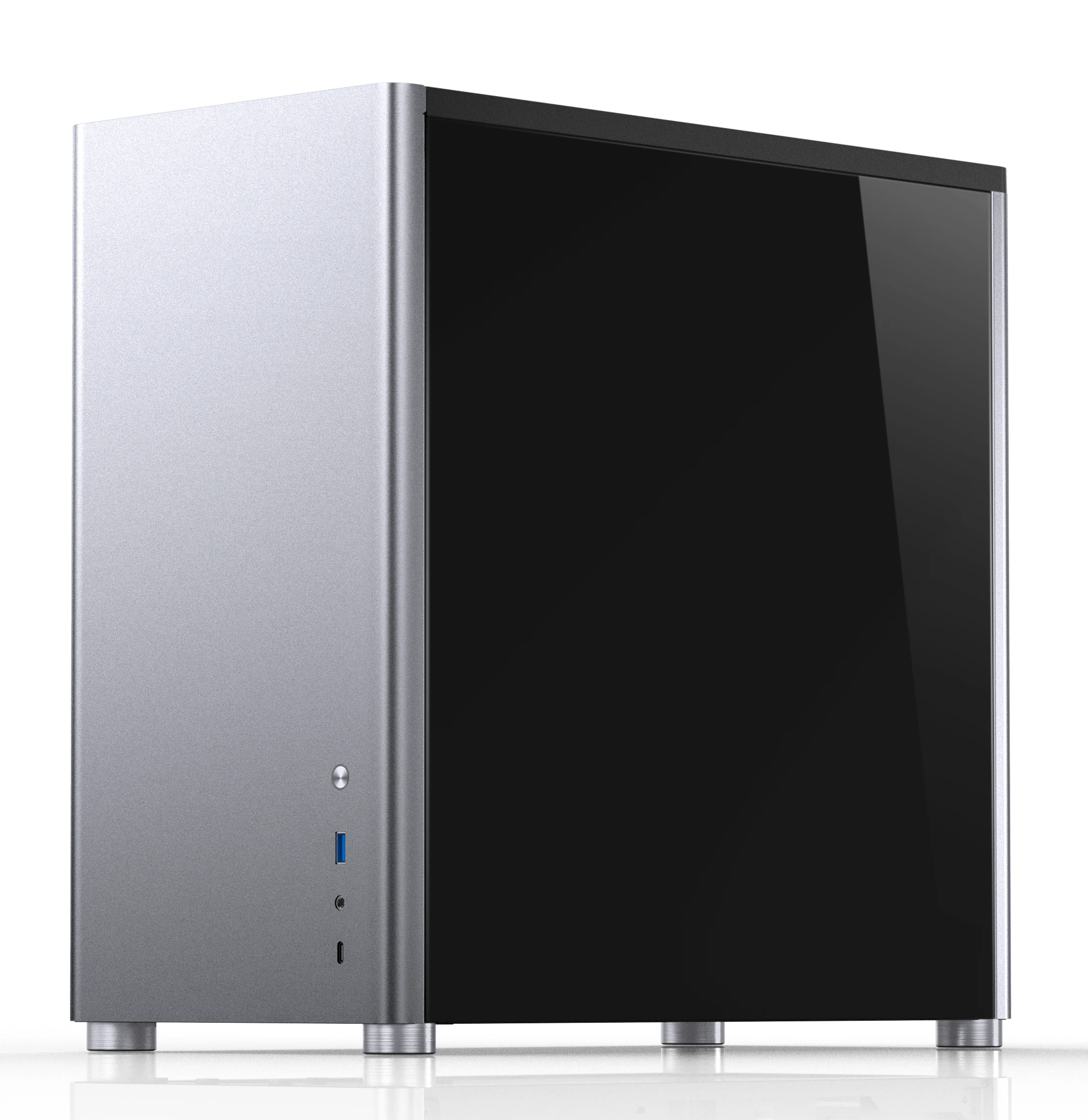 Vỏ Case PC Jonsbo D40 Silver - ATX - Bạc - NEW