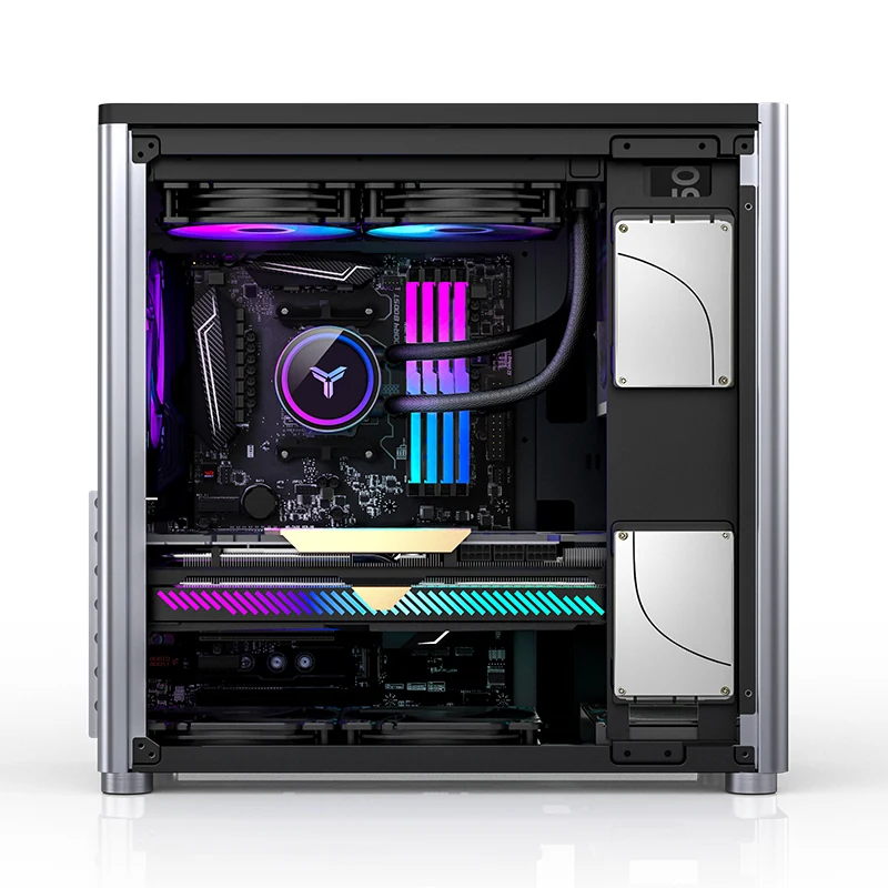 Vỏ Case PC Jonsbo D40 Silver - ATX - Bạc - NEW