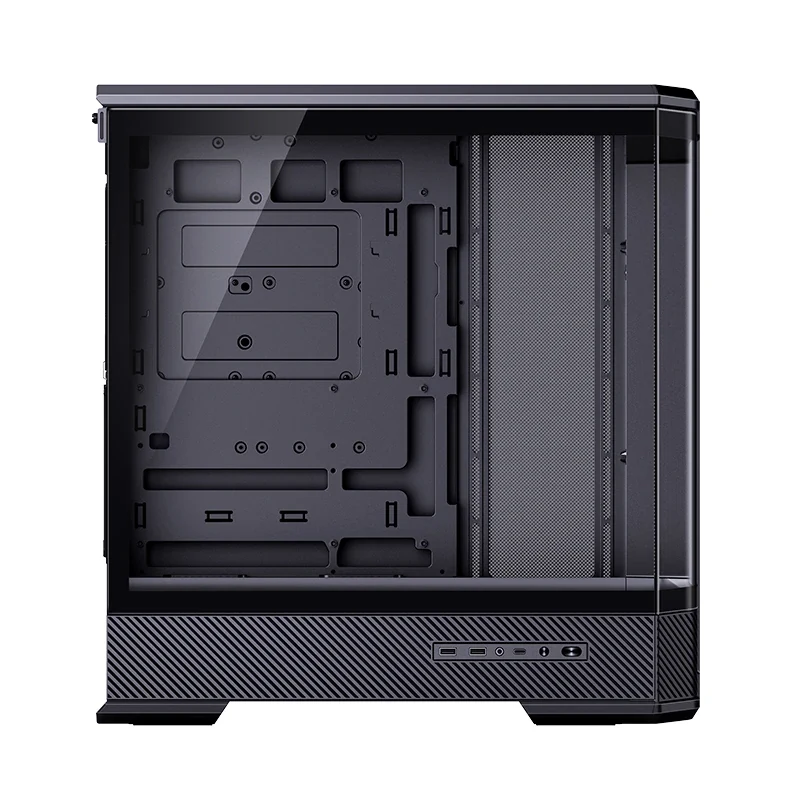 Vỏ Case PC Jonsbo D400 Black - ATX - Đen - NEW