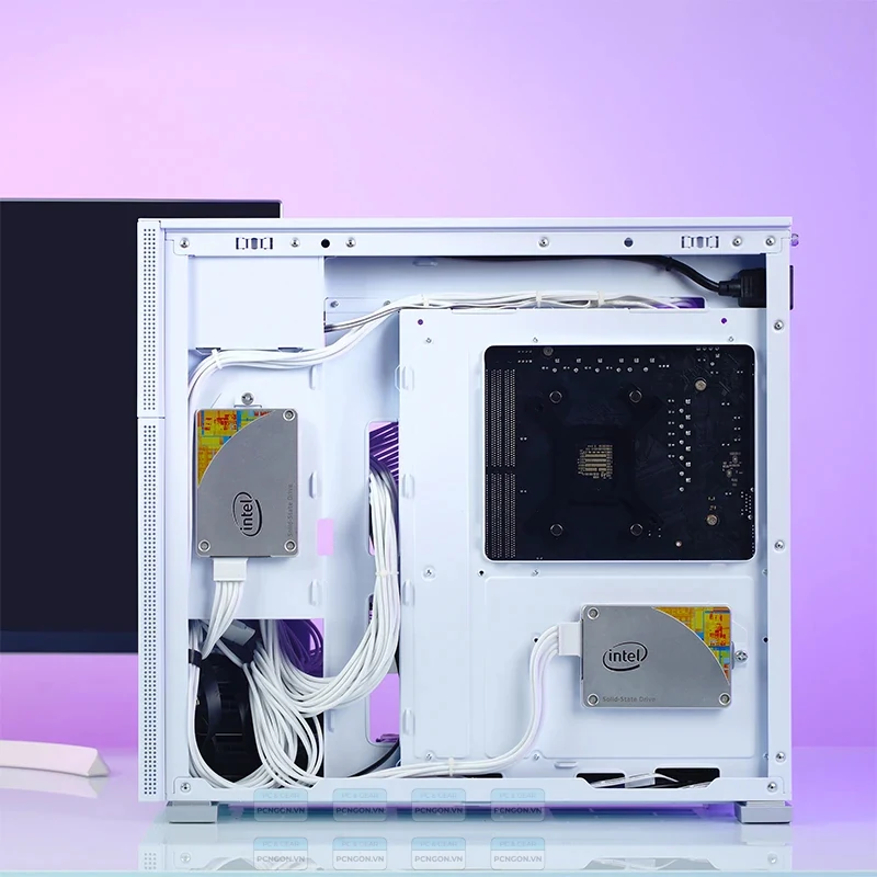 Vỏ Case PC Jonsbo D41 MESH Screen White - ATX - Trắng - NEW