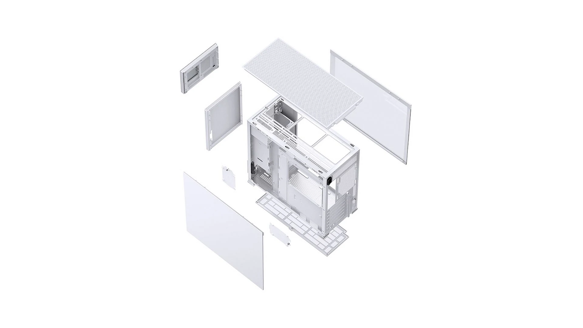 Vỏ Case PC Jonsbo D41 MESH White - ATX - Trắng - NEW