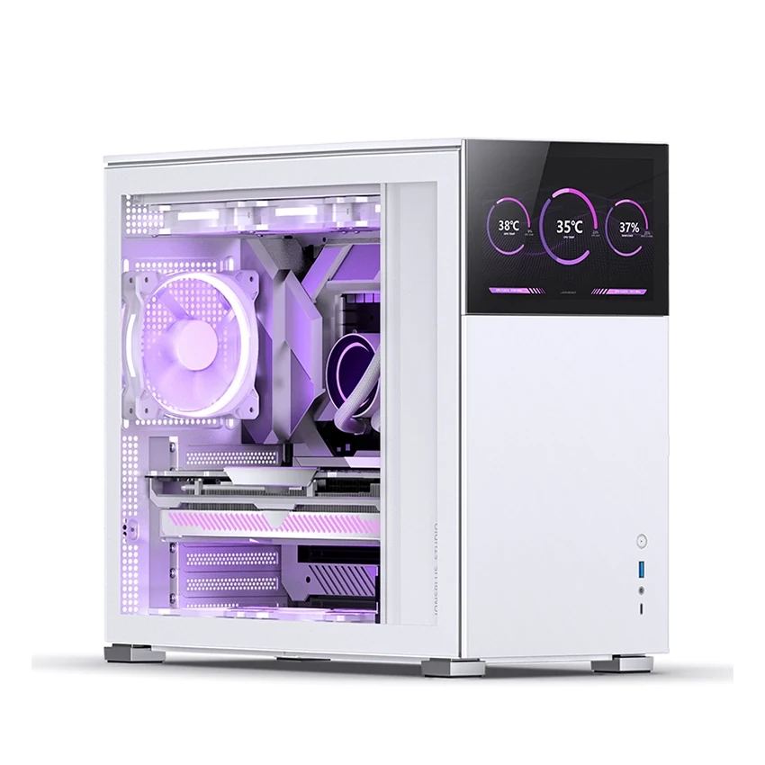 Vỏ Case PC Jonsbo D41 STD Screen White - ATX - Trắng - NEW
