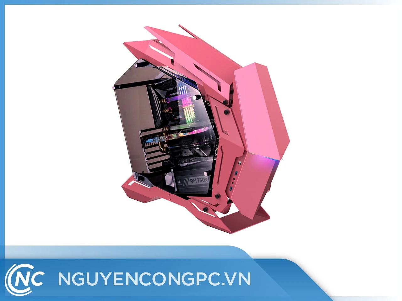 Vỏ Case PC Jonsbo MOD-3 Pink - ATX - Hồng - NEW