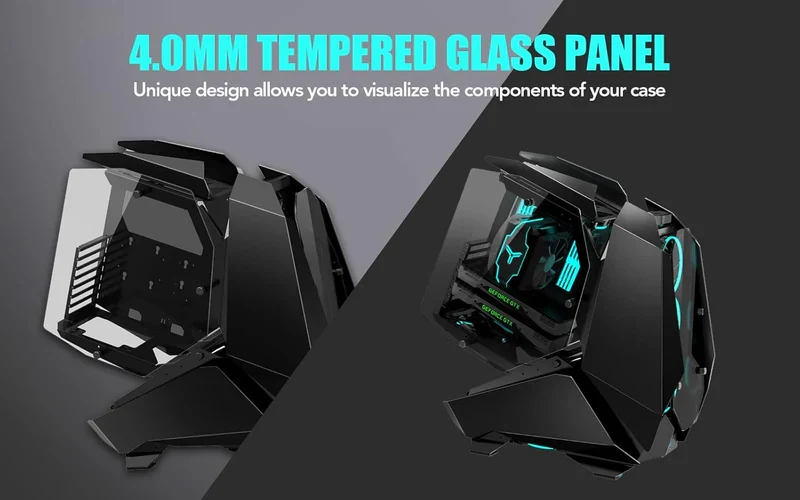 Vỏ Case PC Jonsbo MOD-5 Black - E-ATX - Đen - NEW